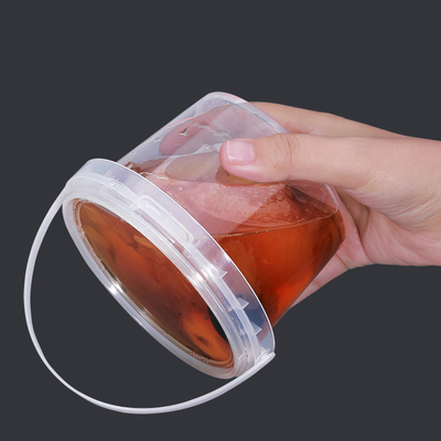 600 ml Manipulationssicherer Cookie-Eimer Plastik-Lebensmittelbehälter mit Deckelgriffe aus 100% Material