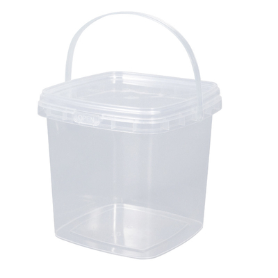 Durchsichtiger Mini-Lebensmittelbehälter aus PP-Material 280 ml Quadrat-Kunststoffbehälter zur Speicherung von Milch