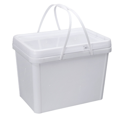 1.5L-25L Quadrat rechteckiger PP-Eimer mit Deckel für Seidenbildschirm / Wärmeübertragungsdruck