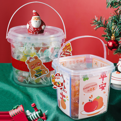 280ml 300ml 500ml 750ml 1L 1.5L 2.5L 4L Plastik-Lebensmittelbehälter Weihnachtsschmuck