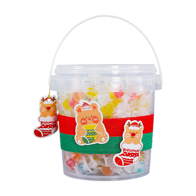 Mehrfach spezifizierte Plastik-Lebensmittelbehälter mit Ziehringkappe und benutzerdefiniertem Logo