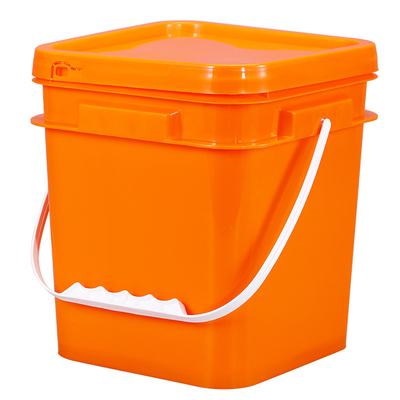 5L Quadrat-Polyethylen Eimer-Organisator für Lebensmittel mit hoher Dichte