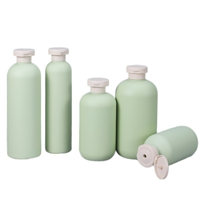 Flip Top Cap Pump Verpackung für kosmetische Hautpflege in Avocado Green leere Flasche