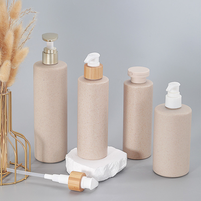 Personalisierte leere biologisch abbaubare Weizenhalme Körperlotion Duschgel Shampoo Reinigungsmittel Verpackung
