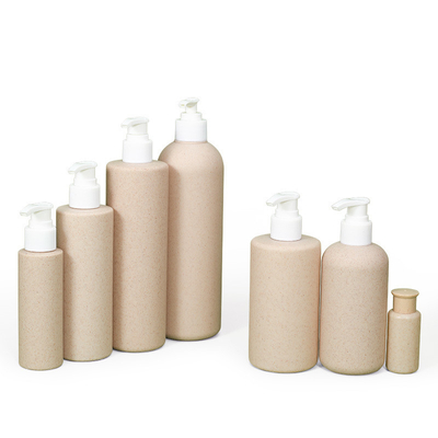 Biologisch abbaubare Weizenstrohflaschen aus Kunststoff, Hotel-Shampoo mit Pump Dispenser 300 ml