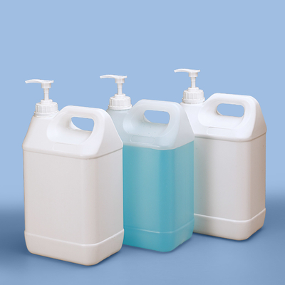 Flüssiges Waschmittel Behälter Ein Liter 5L Plastik Jerry kann F-Style Krüge mit Pumpen Dispenser für Handwasch Desinfektion