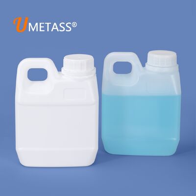 0.5L HDPE-Kunststoff-Jerry-Dose für Öl-Wasser-Wein-Verpackung Weiß durchscheinend Kunststoff-F-Style-Glas
