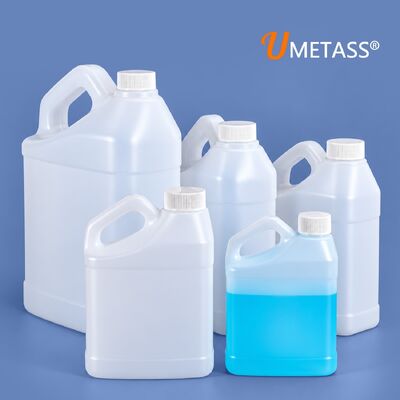 500ml-3,8L HDPE-Plastik Jerry Can Quadratflasche mit Schraubhaube Innendeckel undichtes Design für Wasser-Ölsauce und Alkohol