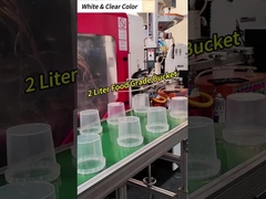 2L Plastikbehälter mit Deckel für Wasser Joghurt Cookie Speisenlager