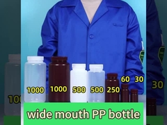 PP-Flasche mit Laborreagenten für den breiten Mund 5 ml-1000 ml für chemische Untersuchungen